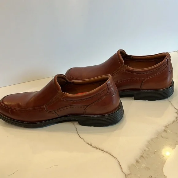 Rockport Brown Walkability Dress Loafers. Shock Absorption Moisture Wicking 10.5 - Picture 6 of 16